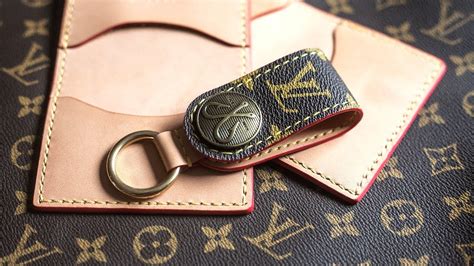 fake louis vuitton leather keychain|knockoff louis vuitton keychain.